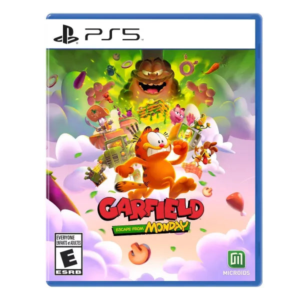 Microids Garfield Escape From Monday Video Game For PS5