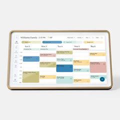 Skylight Calendar 2 15" Touchscreen Smart Display – Antique Brass Limited Edition, Family Organizer with Chore Charts & Meal Planning
