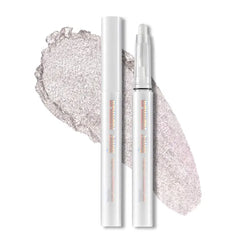 Erinde Glitter Eyeshadow Sticks, Cream Shimmer Eye Shadow Stick, Long-Lasting, Waterproof, Crease-Proof Multichrome Eye Brightener Highlighter Stick Makeup, Vegan & Cruelty-Free