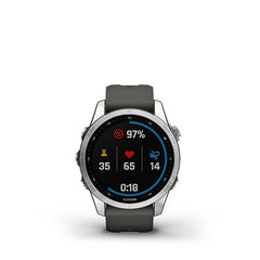 Garmin Fenix 7S Activity Tracker 42MM GPS Smart Watch (010-02539-00) - Silver / Graphite