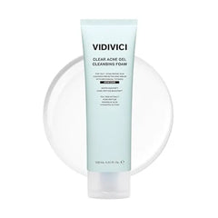 VIDIVICI Clear Mild Amino Cleansing Foam Gentle Hydrating Amino Acid Face Wash K Beauty Daily Cleanser for Clean, Soft & Balanced Skin.