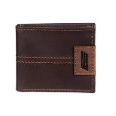 Genuine Dickies Men's Leather Extra Capacity Slimfold Wallet