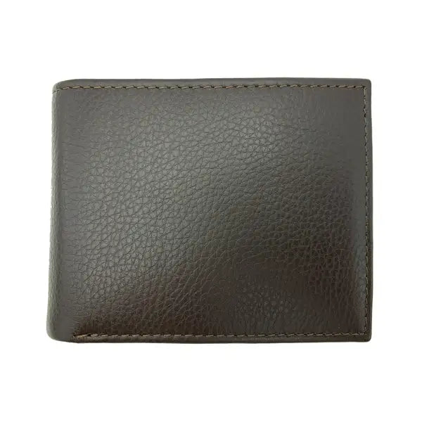 George RFID Blocking Men's Casual Bifold Wallet - Brown
