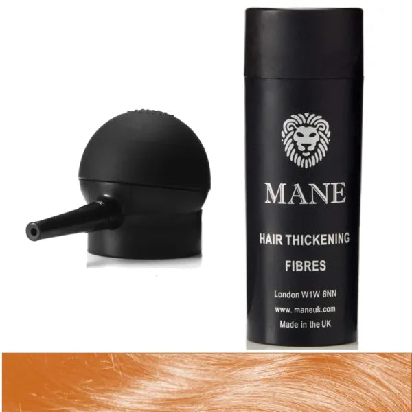 Mane Hair Building Fibers with a Spray Applicator-Full range of 11 natural colours