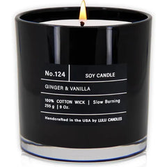 Lulu Candles Smells Warm & Woody Luxury Scented Soy Jar Candle Hand Poured in The USA Highly Scented Long Lasting .