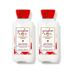 Bath & Body Works Super Smooth Body Lotion 2 Pack Gift Sets – 8 oz Each – You’re the One, Into the Stars, Gingham Love – Women’s Moisturizing Lotion