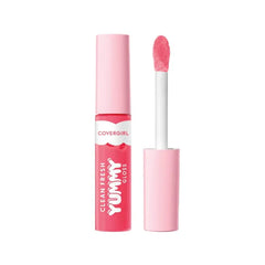 COVERGIRL Clean Fresh Yummy & Yummy Plumper Lip Gloss, Sheer, Natural Scents, Vegan Formula