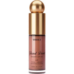 Truly Beauty Luxury Peptide Lip Oil Hydrating Plump Formula Peptides, Vitamin E & Ceramides Plumping Skincare Formula Softens Dry, Chapped Lips Non Sticky, Glossy Finish