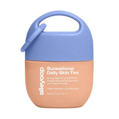 Alleyoop Sunsational Tinted Moisturizer SPF 50 for Face Broad Spectrum - 100% Mineral Face Sunscreen with Jojoba, Hydrating & Soothing Tinted Sunscreen, Vegan & Cruelty-Free
