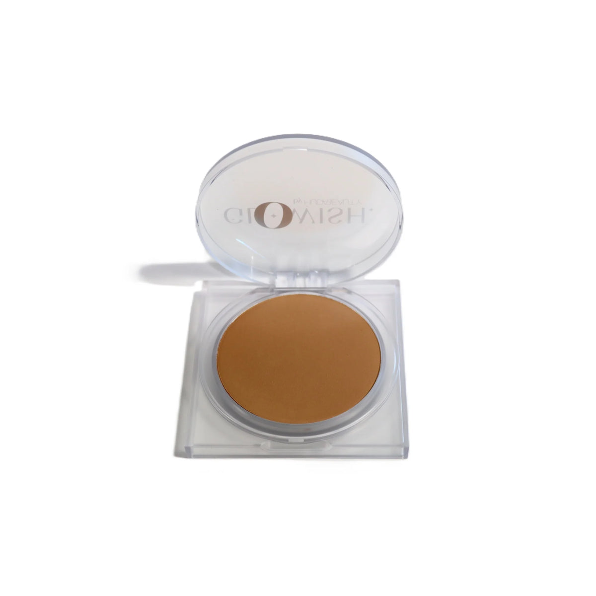 GloWish Lightweight Blurring Pressed Powder, Size: .35Oz, Beig/Green