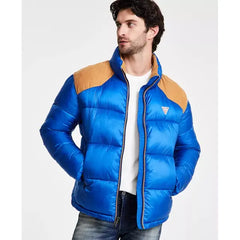 Men's Larry Fabric Block Puffer Jacket