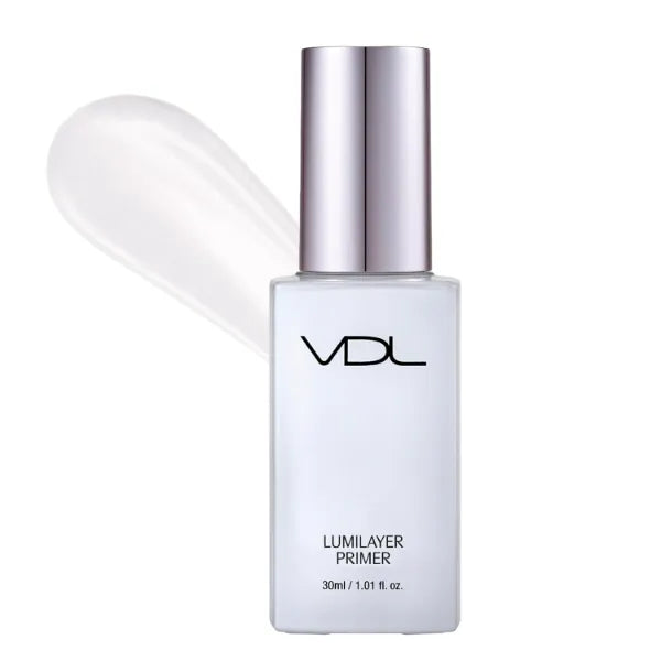 VDL Professional Makeup Primer Base – Lumilayer Glow & Velvet Blur Matte Finishes for Flawless All-Day Wear (1.01 fl oz)