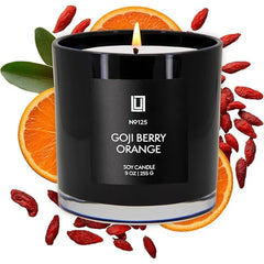 Lulu Candles Smells Warm & Woody Luxury Scented Soy Jar Candle Hand Poured in The USA Highly Scented Long Lasting .