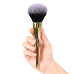Daubigny Large Kabuki Foundation & Powder Brush | Premium Flat-Arched Design for Buffing and Blending