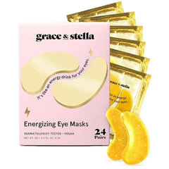 grace & stella Award Winning Under Eye Mask Reduce Dark Circles, Puffy Eyes, Undereye Bags, Wrinkles, Gel Under Eye Patches, Birthday Gifts for Women