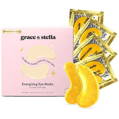 grace & stella Award Winning Under Eye Mask Reduce Dark Circles, Puffy Eyes, Undereye Bags, Wrinkles, Gel Under Eye Patches, Birthday Gifts for Women