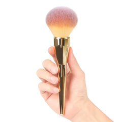 Daubigny Large Kabuki Foundation & Powder Brush | Premium Flat-Arched Design for Buffing and Blending