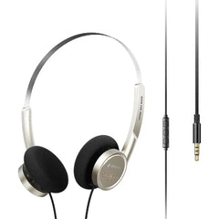 FiiO Snowsky Wind 3.5mm ON-Ear Headphones for Recording Gaming with Microphone, 40mm Diaphragms Driver,HiFi Sound