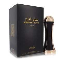Lattafa Perfumes Al Khas Winners Trophy Silver & Gold Eau de Parfum Spray for Unisex - 3.4 Ounce