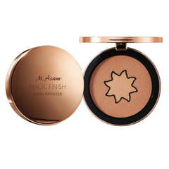 M. Asam MAGIC FINISH Satin Bronzer (0.22 oz) - 4-in-1 Bronzer Powder, Satin-Touch Texture, Creamy-Soft with Ultra-Fine Color Pigments, Vegan & Silicone-Free