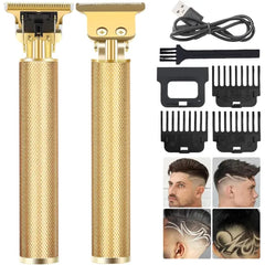 YOGINGO Professional Hair Trimmer for Men, Cordless Rechargeable Beard Trimmer Hair Clippers for Men, Metal Body Cutting Grooming Kit
