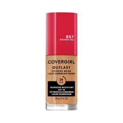 Covergirl Outlast Extreme Wear 3-in-1 Full Coverage Liquid Foundation, SPF 18 Sunscreen