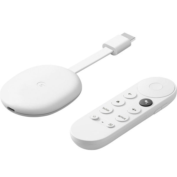 Google Chromecast With Google TV (HD) Streaming Media Player (GA03131-US) - Snow