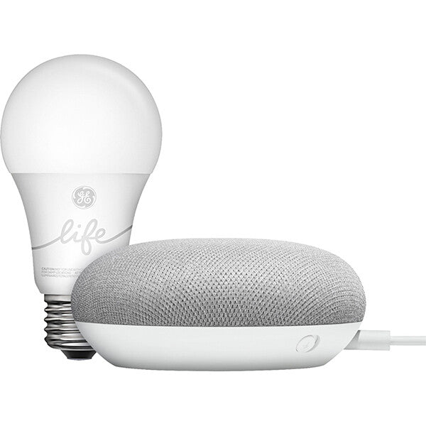 Google Home Mini Smart Light Starter Kit Chalk