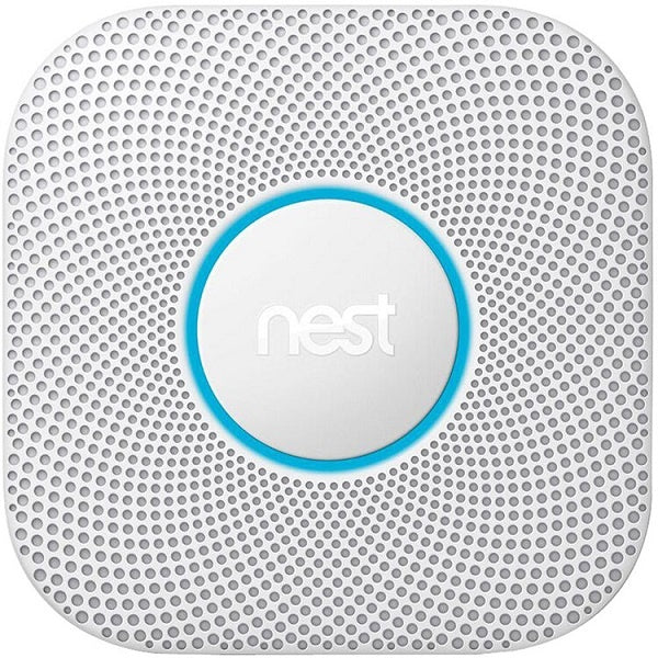 Google Nest Protect Wired Smoke and Carbon Monoxide Alarm (2nd Generation) (S3003LWES) - White
