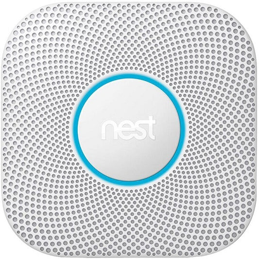 Google Nest Protect Wired Smoke and Carbon Monoxide Alarm (2nd Generation) (S3003LWES) - White