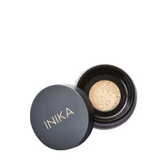 INIKA Organic Mineral Powder Foundation with SPF 25 - Vegan Makeup, Natural Looking, Buildable Coverage, Flawless Radiance & Glow, Blemish Coverage, Cruelty Free, Sustainable Packaging, Freedom, 8g