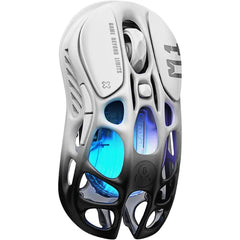 GravaStar Mercury M1 Pro Wireless Gaming Mouse, Lightweight Magnesium Alloy, 26,000 DPI, PAW3395DM Sensor, 5 Programmable Buttons, Support Wired/2.4GHz/BT, Up to 200 Hours Battery Life