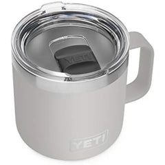 YETI Rambler 14 oz Mug, Vacuum Insulated, Stainless Steel with MagSlider Lid, Stainless | Vacuum Insulated, MagSlider Lid, Stainless