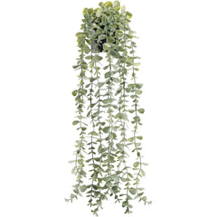 Der Rose 24 Fake Hanging Eucalyptus Plant for Bathroom Wall Art Decor