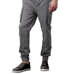 Galaxy By Harvic Men's Slim Fit Stretch Cargo Jogger Pants