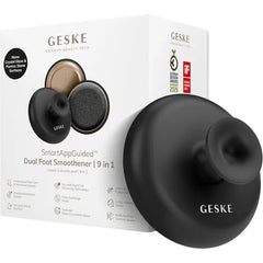 GESKE Dual Foot Smoothener 9 in 1 Two-Sided Foot File Pumice Stone & Nano Crystalline Glass for Soft, Smooth Feet Advanced Callus Removal & Exfoliation Ideal for Your Pedicure Set