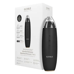 GESKE SmartAppGuided MicroDermabrasion Blackhead Remover 7 in 1 Blackhead Remover Electric Pore Cleaner Innovative Vacuum Cup Beauty Tool Skin Cleansing Device Skincare Device