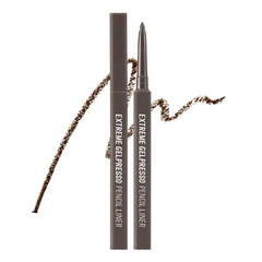 CLIO PROFESSIONAL Extreme Gelpresso Pencil Eyeliner, Gel Smooth Waterproof Formula, One Swipe High Pigment Color, Smudge Resistant Long Wear, Creamy Glide, Blend Control, Defined Eye Precision