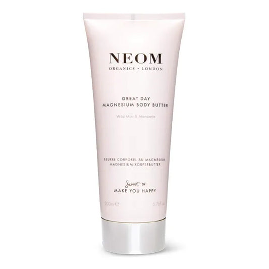 NEOM Luxury Magnesium Body Butter – 100% Natural Essential Oil Body Cream for Sleep & Energy (200ml)