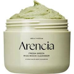 Arencia Korean Rice Mochi Face Cleanser & Daily Scrub – 2-in-1 Brightening, Deep Cleansing & Pore Refining Face Wash, 4.23 Ounce (Pack of 1)