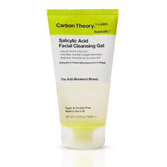 Carbon Theory Face Cleansing Gel 150ml – Target Solution Facial Wash for Acne-Prone, Oily, Bumpy, and Dull Skin, Anti-Breakout, Niacinamide, Salicylic Acid, Vitamin C & Caffeine