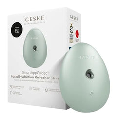 GESKE SmartAppGuided Facial Hydration Refresher 4 in 1 Water Atomizer Moisturizing Spray Machine Face Mister Humidifier for Natural Glow Reduce Redness & Dry Skin