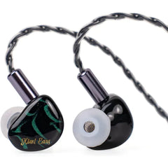 Linsoul Kiwi Ears Cadenza 10mm Beryllium Dynamic Driver IEM 3D Printed with Detachable Interchangeable Plug 0.78 2pin 3.5mm IEM Cable for Musician Audiophile