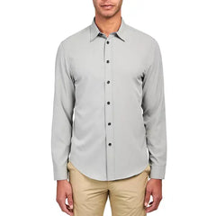 Brooklyn Brigade Men's Stretch Moisture-Wicking Solid Button-Down Shirt