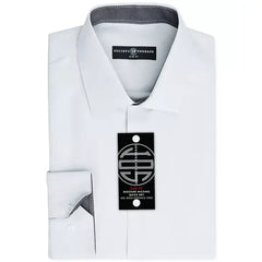 Society of Threads Men's Slim-Fit Non-Iron Performance Solid Dress Shirt