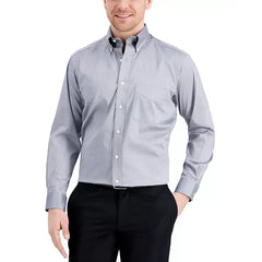 Club Room Men's Regular Fit Pinpoint Dress Shirt