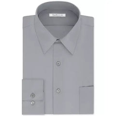 Van Heusen Men's Fit Poplin Solid Dress Shirt