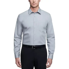Van Heusen Men's Poplin Dress Shirt, Classic-Fit, Point Collar