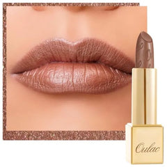 Oulac Lipstick for Women with Metallic 3D Shine Lightweight Hydrating Formula, High Impact Lip Color, Vegan Beauty, Full Coverage Lip Makeup