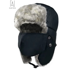 Gustave Winter Trapper Hat – Russian Trooper Ushanka with Ear Flaps & Windproof Ski Cap for Men and Women